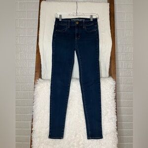 American Eagle Outfitters Women's 2 Navy Skinny Jeggings